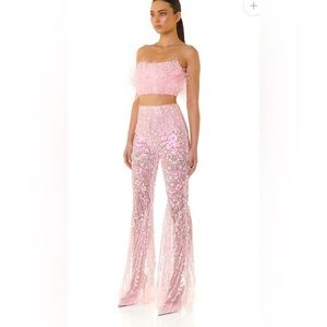 ELIYA THE LABEL Alyce Pants Pink Sequin. BRAND NEW!!!